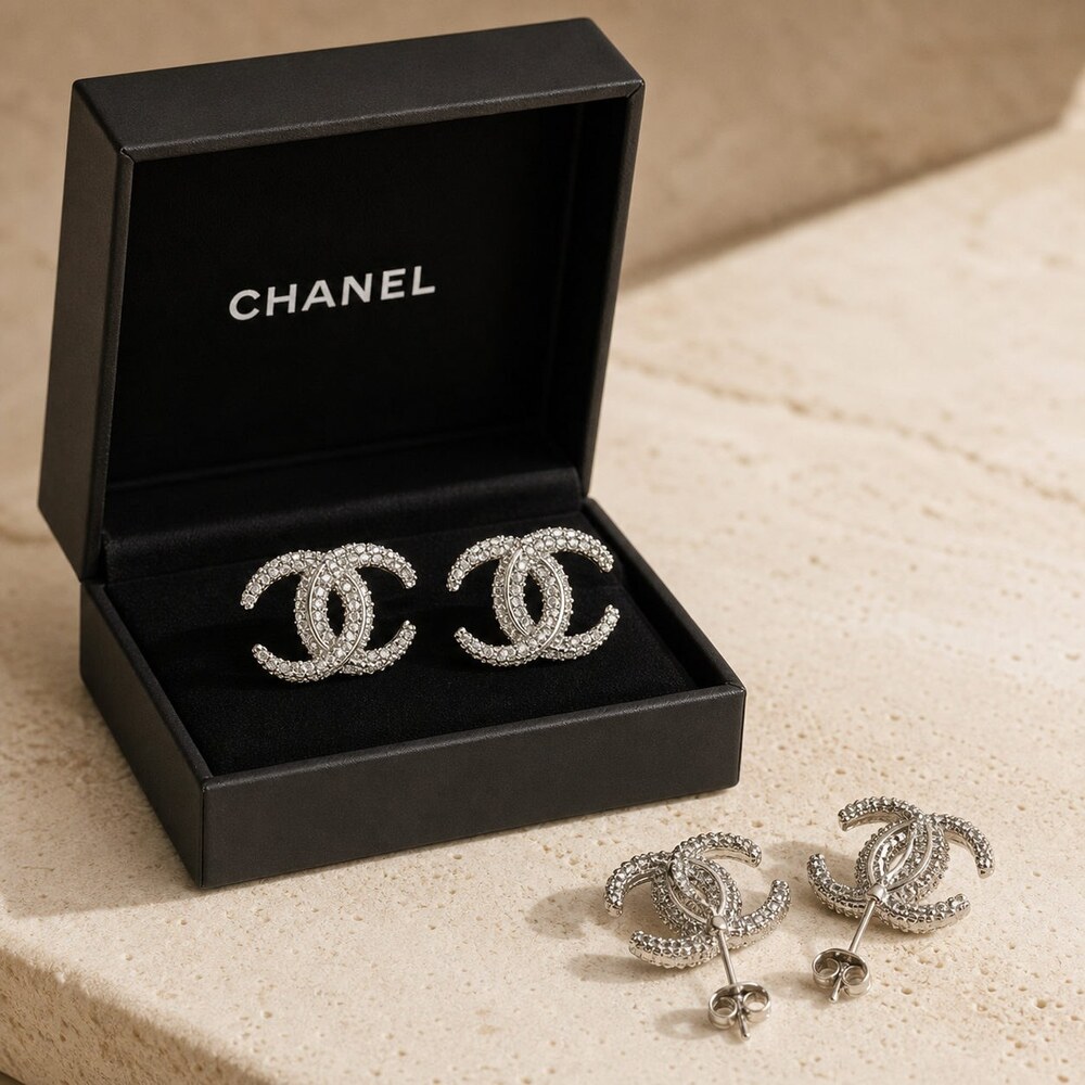 CHANEL Classic Parisian Earrings Style 35 | New with Box - Picture 5 of 9